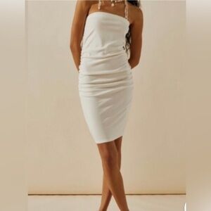 NWT Free People FP Beach Strapless Ruched Dress